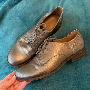 Frye Elyssa Oxford Rose Gold Size 9